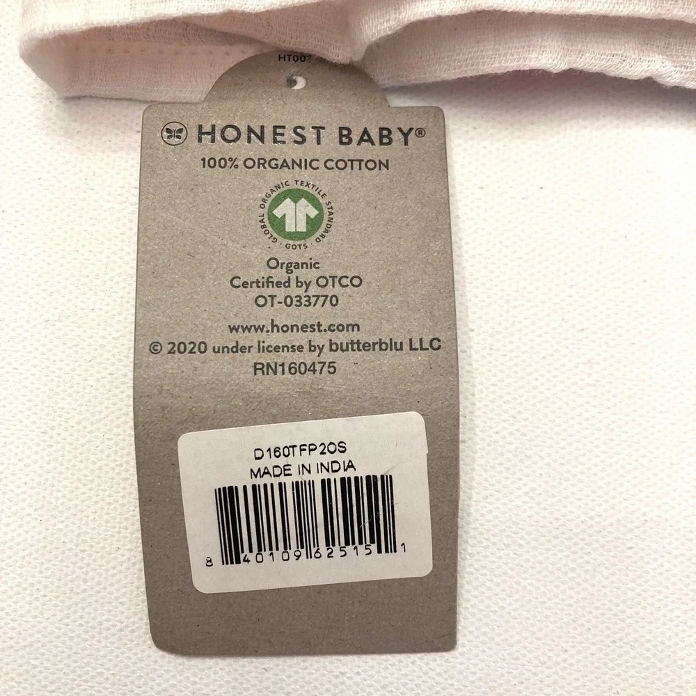 Honest Baby Milestone Blanket 100% Cotton 